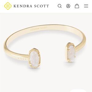 Kendra Scott Iridescent Drusy Elton Cuff bracelet
